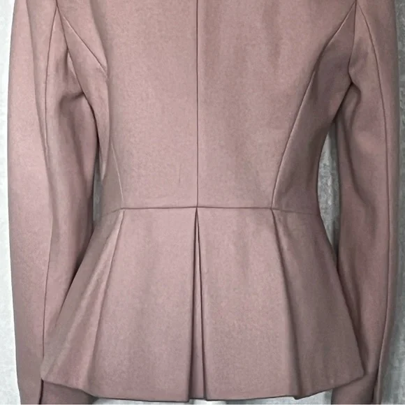 Ted Baker Touch of Cashmere Wool Blend Blazer Sz 3 Luxury European Chic Designer - Picture 5 of 16